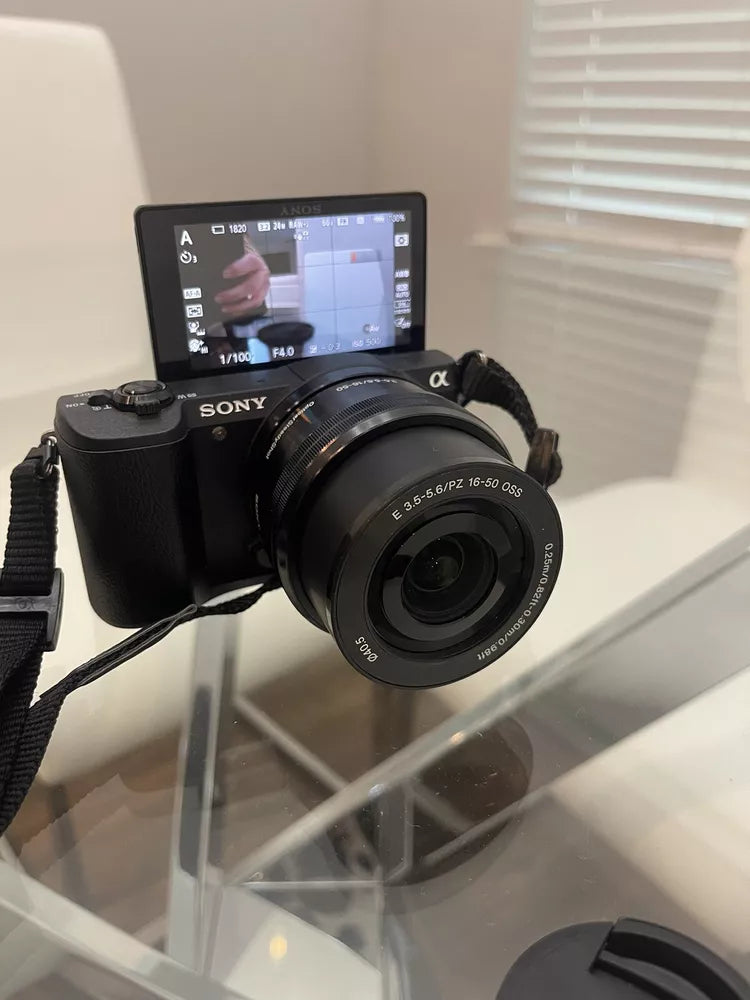 Sony Alpha a5100 24.3MP Mirrorless Digital Camera with E PZ 16-50mm Lens – Black - cameraavenue