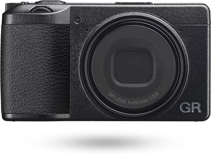 Ricoh GR IIIx Digital Compact Camera (24 MP, 40 mm f/2.8 equiv., Black) - cameraavenue