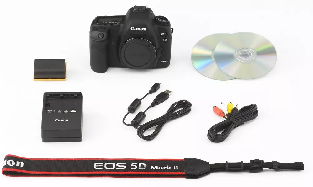 Canon EOS 5D Mark II 21.1 MP Full-Frame Digital SLR Camera (Body Only) – Black - cameraavenue