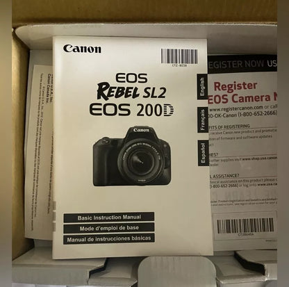 Canon EOS Rebel SL2 24.2 MP Digital SLR Camera (Body Only) – Black - cameraavenue
