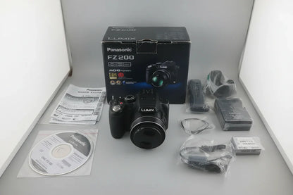 Panasonic Lumix DMC-FZ200 Digital Camera – 12.1 MP, 24× Optical Zoom, Black - cameraavenue