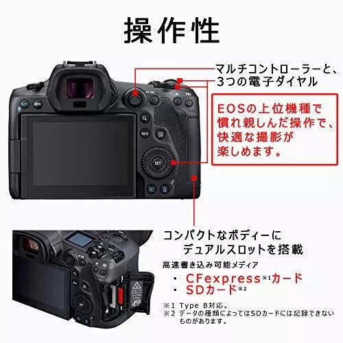 Canon EOS R5 Full-Frame Mirrorless Camera (Body Only, Black — 4147C001) - cameraavenue