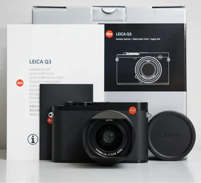Leica Q3 Mirrorless Digital Camera (Black) – Model 19080 with Summilux 28 mm f/1.7 Lens - cameraavenue