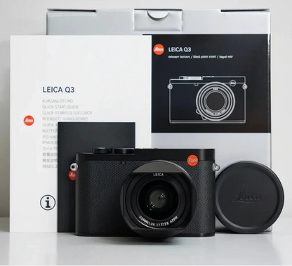 Leica Q3 Mirrorless Digital Camera (Black) – Model 19080 with Summilux 28 mm f/1.7 Lens - cameraavenue
