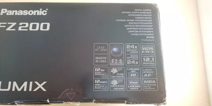 Panasonic Lumix DMC-FZ200 Digital Camera – 12.1 MP, 24× Optical Zoom, Black - cameraavenue
