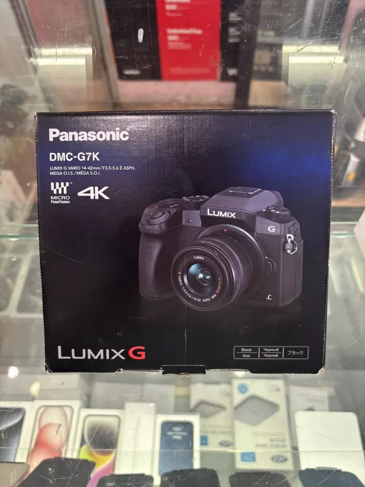 Panasonic Lumix DMC-G7 16 MP 4K Mirrorless Digital Camera with 14-42mm f/3.5-5.6 Lens – Black - cameraavenue