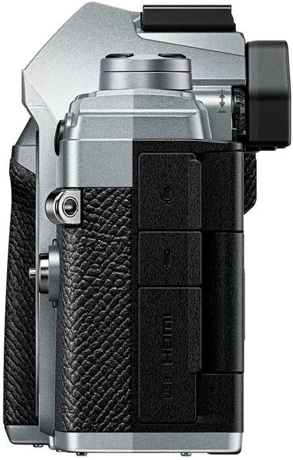 Olympus OM-D E-M5 Mark III Mirrorless Camera + M.Zuiko 12-45mm F4 PRO Lens — Silver - cameraavenue