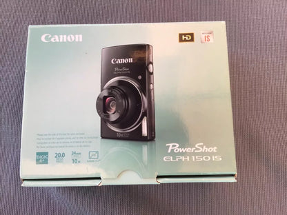 Canon PowerShot ELPH 150 IS (Red) with its original charger (CB-2LF) - cameraavenue