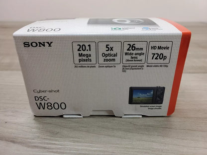 Sony Cyber-shot DSC-W800 20.1 MP Compact Digital Camera – Black - cameraavenue