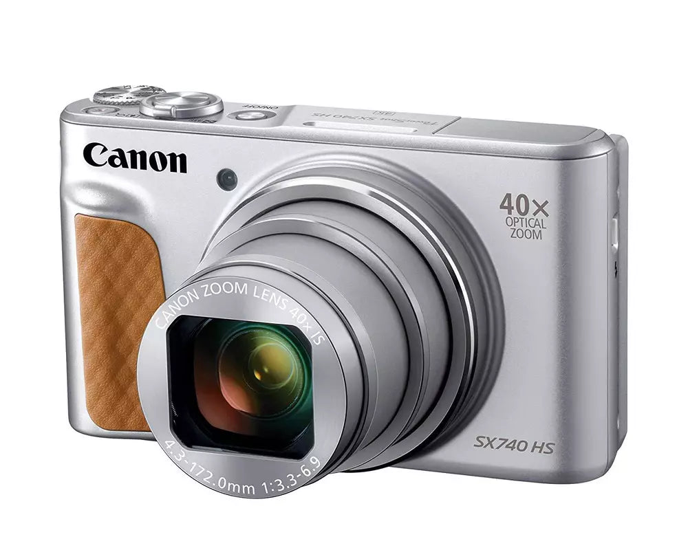 Canon PowerShot SX740 HS 20.3 MP 4K Digital Camera – Silver - cameraavenue
