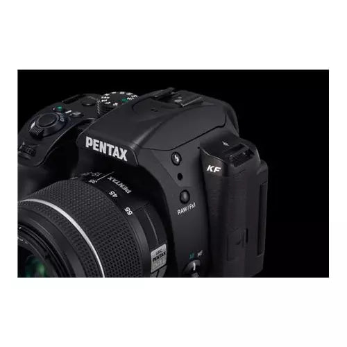Pentax KF DSLR Camera Kit (Black) with PENTAX DA L 18-55 mm F3.5-5.6 AL WR Lens - cameraavenue