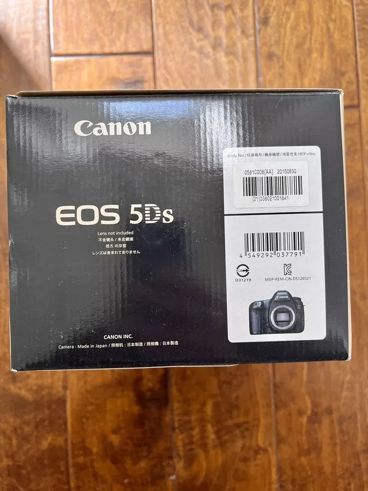 Canon EOS 5DS R 50.6MP Digital SLR Camera - Black (Body Only) - cameraavenue