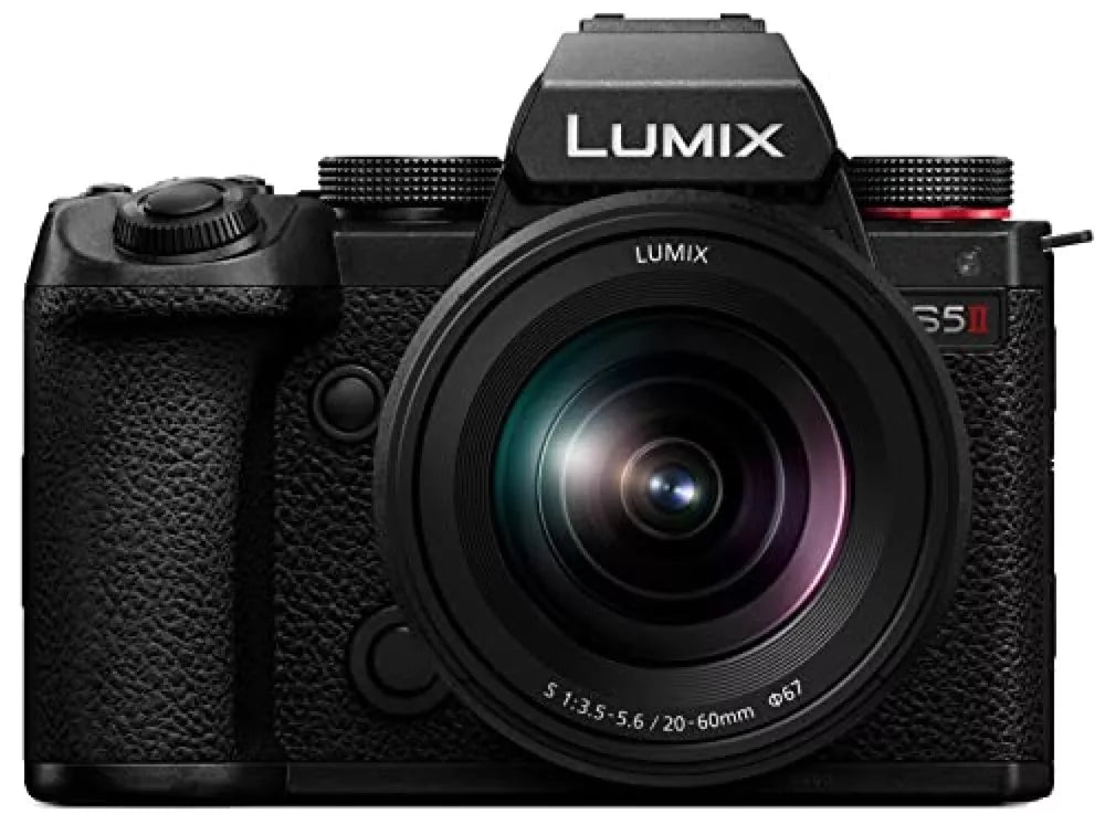 Panasonic LUMIX DC-S5M2K Mirrorless Camera + 20-60 mm f/3.5-5.6 Lens Kit (Black) - cameraavenue
