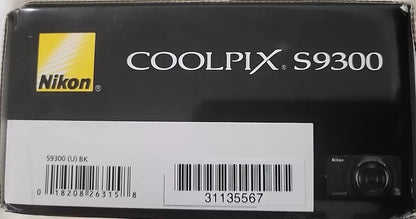 Nikon COOLPIX S9300 16.0 MP Compact Digital Camera – Black - cameraavenue