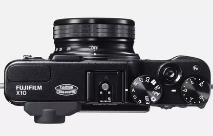 Fujifilm X10 12.0MP Digital Camera — Black - cameraavenue