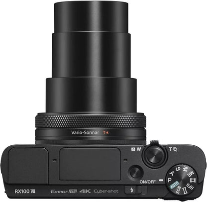 Sony Cyber-Shot DSC-RX100 VII 20.1 MP Compact Digital Camera – Black - cameraavenue