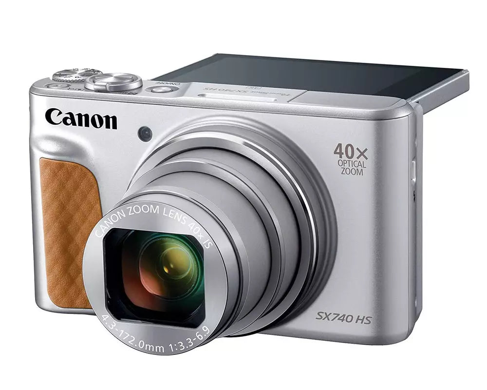 Canon PowerShot SX740 HS 20.3 MP 4K Digital Camera – Silver - cameraavenue
