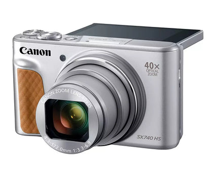 Canon PowerShot SX740 HS 20.3 MP 4K Digital Camera – Silver - cameraavenue