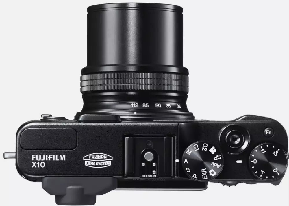 Fujifilm X10 12.0MP Digital Camera — Black - cameraavenue