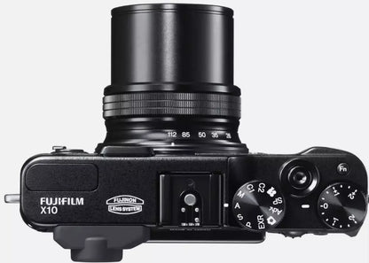 Fujifilm X10 12.0MP Digital Camera — Black - cameraavenue