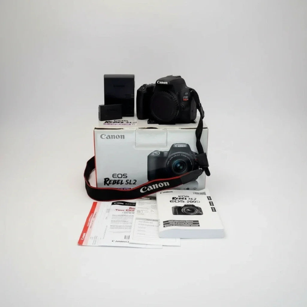 Canon EOS Rebel SL2 24.2 MP Digital SLR Camera (Body Only) – Black - cameraavenue