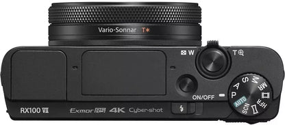 Sony Cyber-Shot DSC-RX100 VII 20.1 MP Compact Digital Camera – Black - cameraavenue