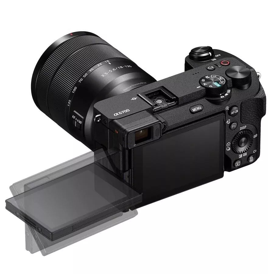 Sony a6700 Mirrorless Camera with E 18-135 mm f/3.5-5.6 OSS Lens (ILCE-6700M/B, Black) - cameraavenue