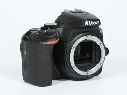 Nikon D5600 24.2 MP DSLR Camera (Body Only) — Black